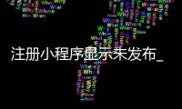 注册小程序显示未发布_(小程序显示未发布是什么意思)